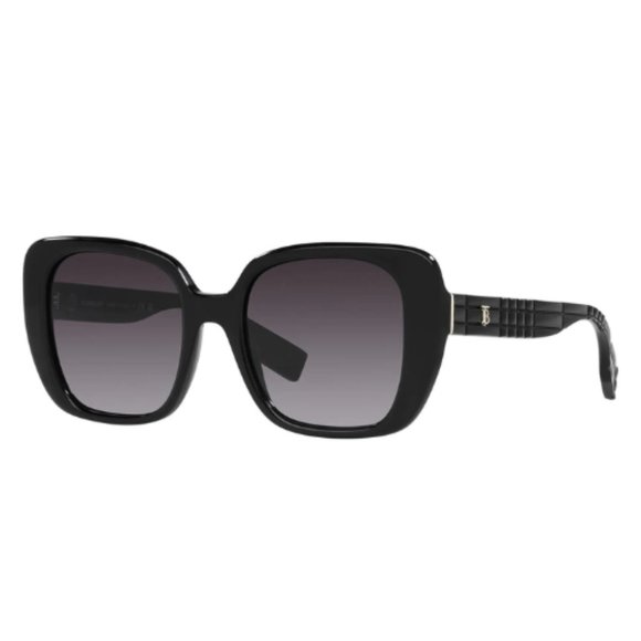 Burberry Sunglasses BE4371 3001/8G Black Frames Gray Gradient Lens 52MM